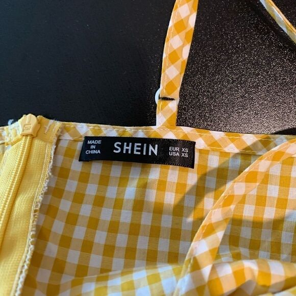 SHEIN Cotton Gingham Cami Dress - Picture 5 of 5